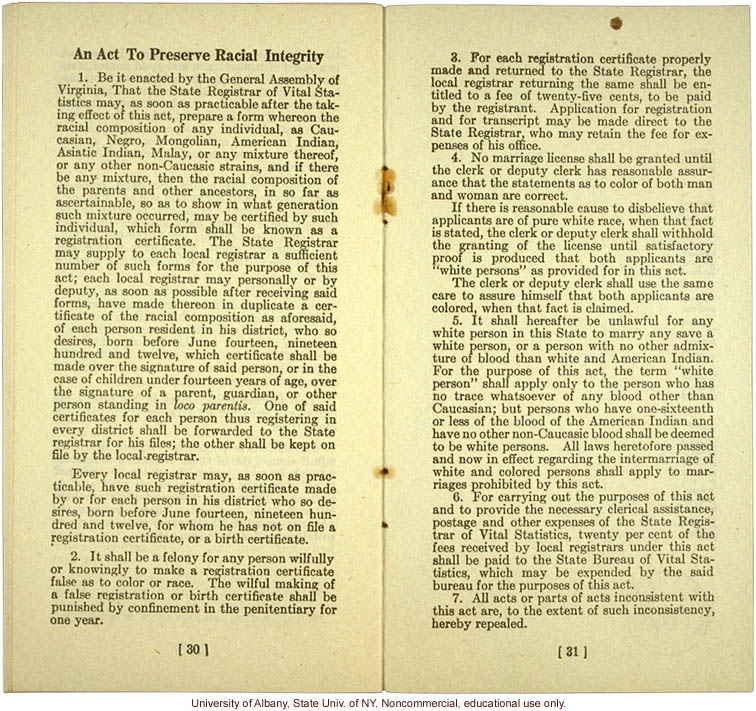 &quote;The New Family and Race Improvement,&quote; by W.A. Plecker, Virginia Health Bulletin (vol.17:12)