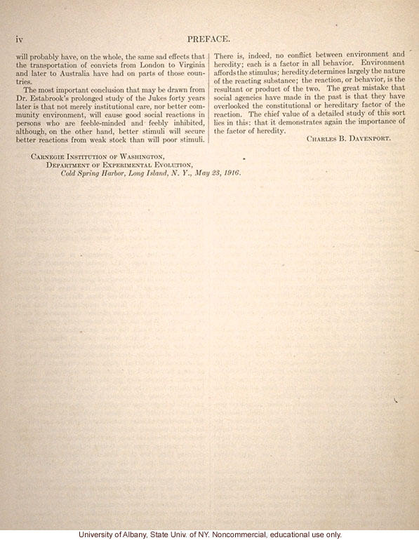 <i>The Jukes in 1915</i>, by Arthur H. Estabrook, selected pages