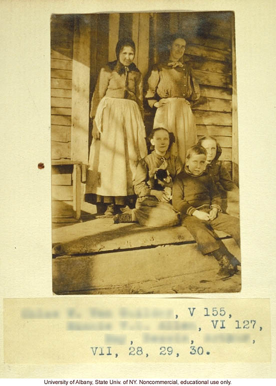 The Nam Family, by A. Estabrook and C. Davenport, pedigree of V87, V127, V155 (p. 21) and corresponding field portraits from back of Estabrook's copy