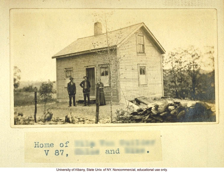 The Nam Family, by A. Estabrook and C. Davenport, pedigree of V87, V127, V155 (p. 21) and corresponding field portraits from back of Estabrook's copy