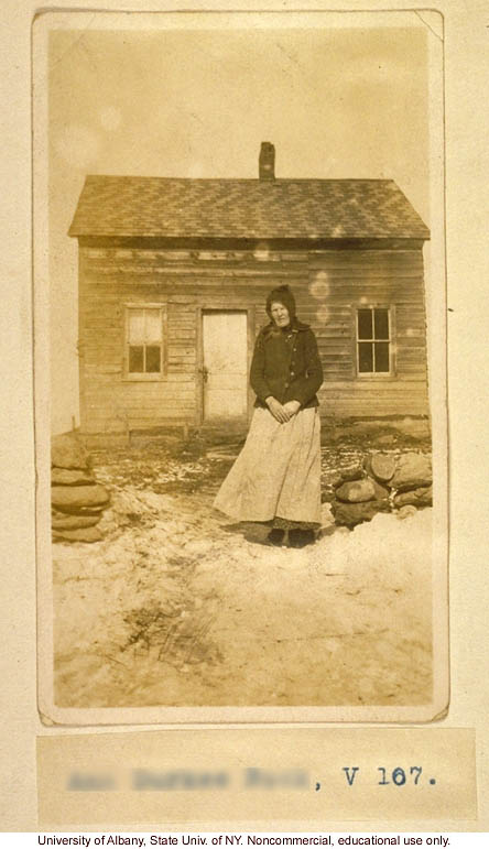 The Nam Family, by A. Estabrook and C. Davenport, pedigree of V106-V109 (p. 26) and corresponding field portraits from back of Estabrook's copy