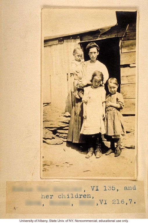 The Nam Family, by A. Estabrook and C. Davenport, field photographs and portraits with pedigree numbers from back of Estabrook's copy