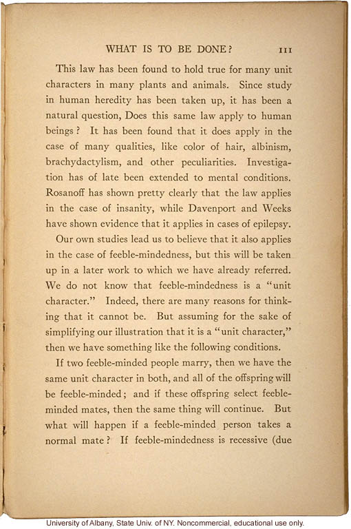 <i>The Kallikak Family: A Study in the Heredity of Feeble-Mindedness</i>, by Henry Herbert Goddard, selected pages