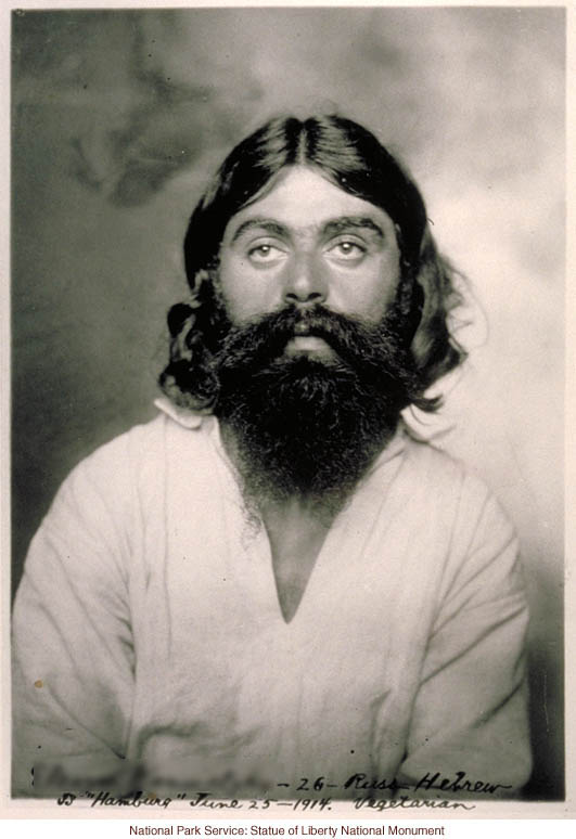 Russian Jew at Ellis Island (Photograph by Augustus Sherman)