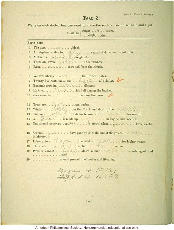 &quote;Large family&quote; winner, Fitter Families Contest, Eastern States Exposition, Springfield, MA (1925): National intelligence tests
