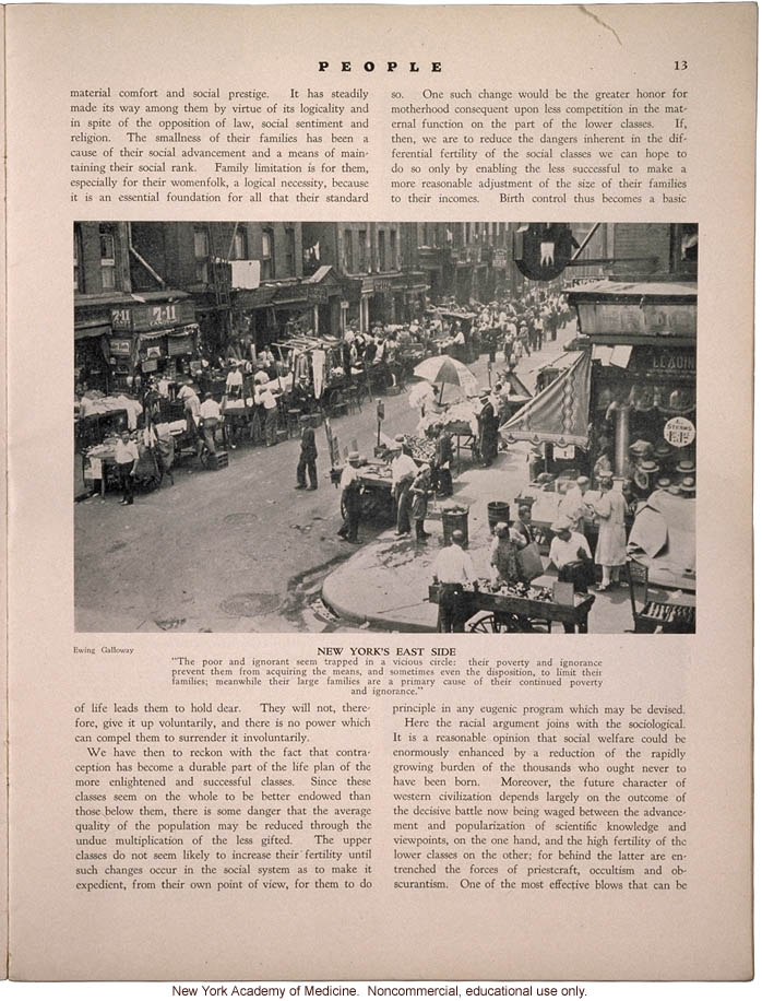 &quote;Birth Control and the Racial Future,&quote; by Frank H. Hankins, People (April 1931)