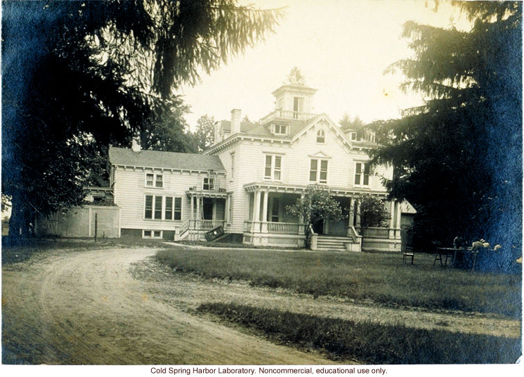 Stewart  House, an existing Victorian structure that housed the Eugenics Record Office (ERO) 1910-1913 while new building was constructed next door