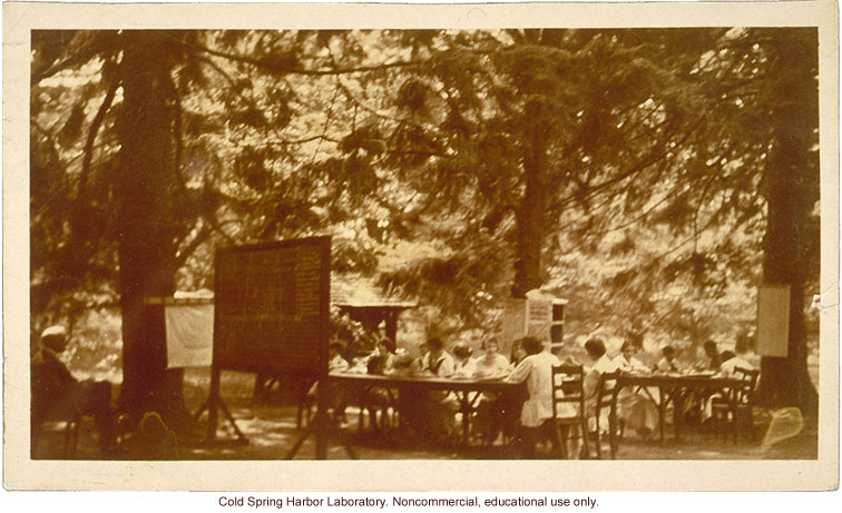 Eugenics Record Office, Field Worker Training Class of 1920 (postcard)