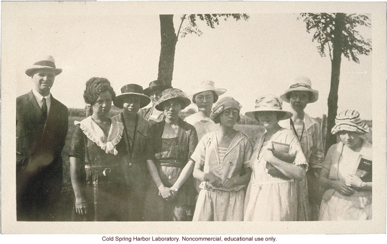 Eugenics Record Office, Field Worker Training Class of 1921 (Laughlin on far left)