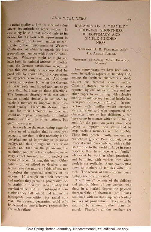 &quote;The German Racial Policy,&quote; by C.G. Campbell, Eugenical News (vol.21:2)