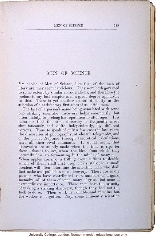 <i> Hereditary Genius: An Enquiry into Its Laws and Consequences</i> (2nd ed.), by Francis Galton, selected pages