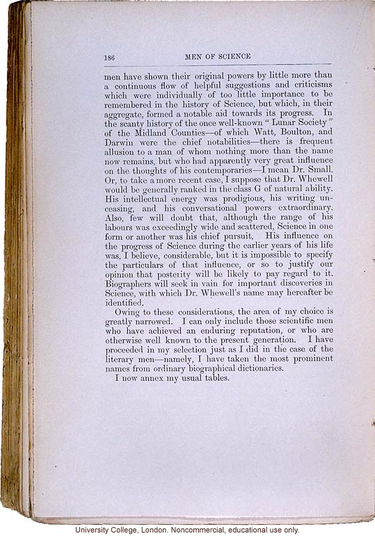 <i> Hereditary Genius: An Enquiry into Its Laws and Consequences</i> (2nd ed.), by Francis Galton, selected pages