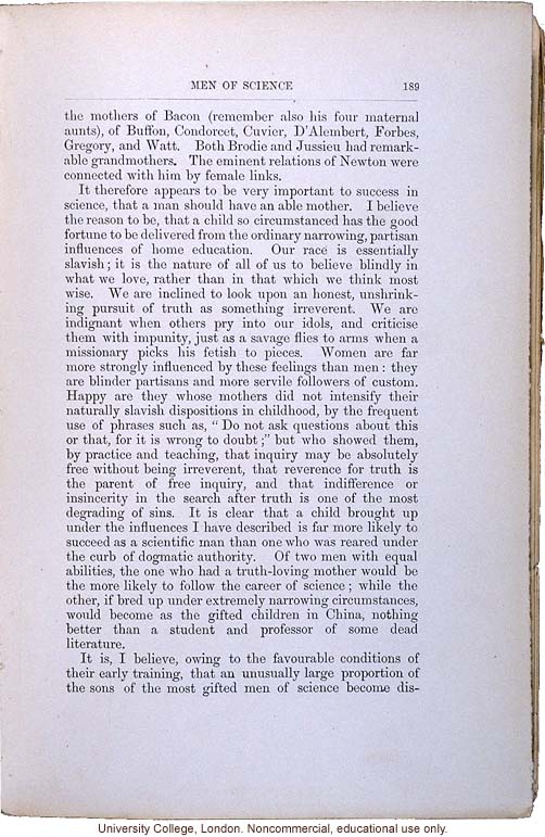 <i> Hereditary Genius: An Enquiry into Its Laws and Consequences</i> (2nd ed.), by Francis Galton, selected pages