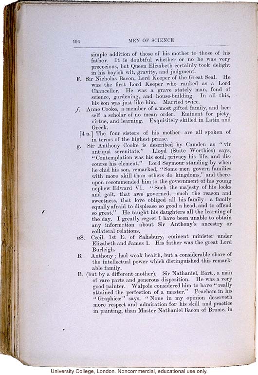 <i> Hereditary Genius: An Enquiry into Its Laws and Consequences</i> (2nd ed.), by Francis Galton, selected pages