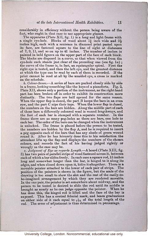 &quote;On the Anthropometric Laboratory at the late International Health Exhibition,&quote; by Francis Galton