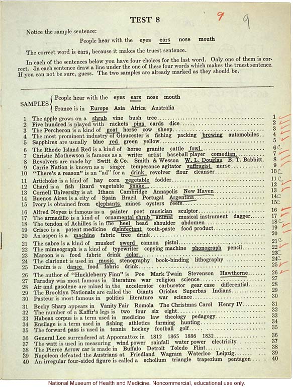 Mico College anthropometric case 1: &quote;Army Group Examination Alpha,&quote; conducted by Morris Steggerda for <i>Race Crossing in Jamaica</i>