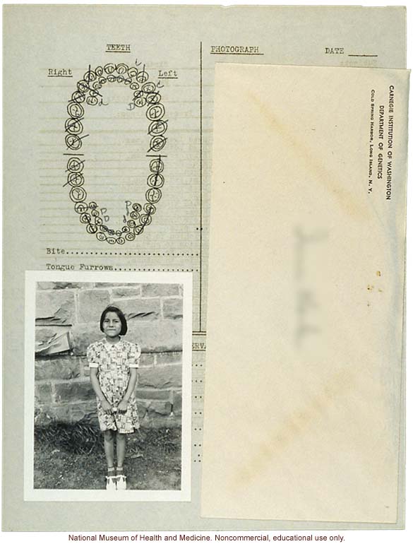 &quote;Growing Series&quote; of Navajo Female age 4-11, Fort Defiance, Arizona (anthropometry, dental charts, and photographs)