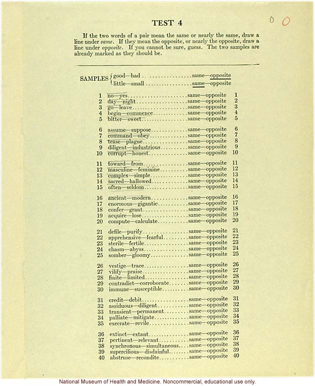 Seaford Town female anthropometric case: &quote;Army Group Examination Alpha,&quote; by Morris Steggerda for <i>Race Crossing in Jamaica</i>