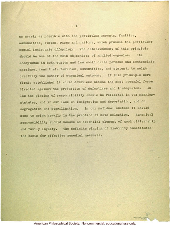 &quote;The control by law of hereditary blindness&quote;