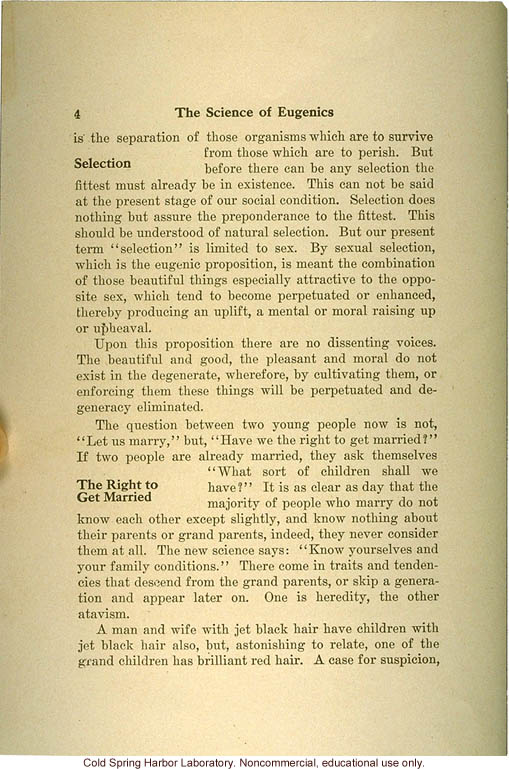 &quote;The science of eugenics and sex-life, love, marriage, maternity: the regeneration of the human race,&quote; by W.J. Hadden, C.H. Robinson, and M.R. Melendy