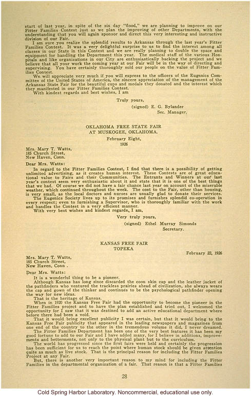 &quote;Report of the president of the American Eugenics Society, Inc., June 26, 1926&quote;