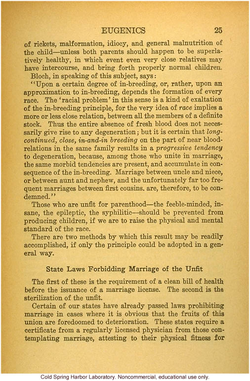 Eugenics and sex harmony: The sexes, their relations and problems, by H.H. Rubin