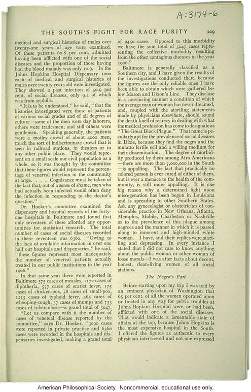 &quote;The South's fight for race purity,&quote; by R.W. Wooley, Pearson's Magazine