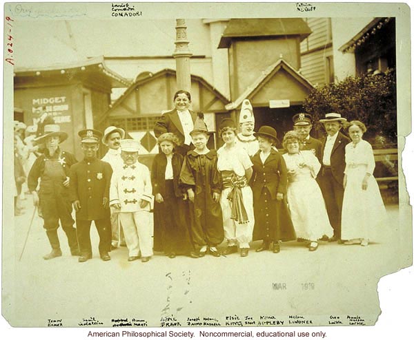 Midgets at Luna Park, Coney Island, New York