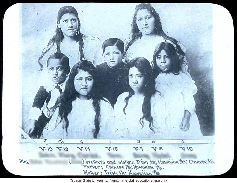 Hawaiian-Chinese-Irish Family