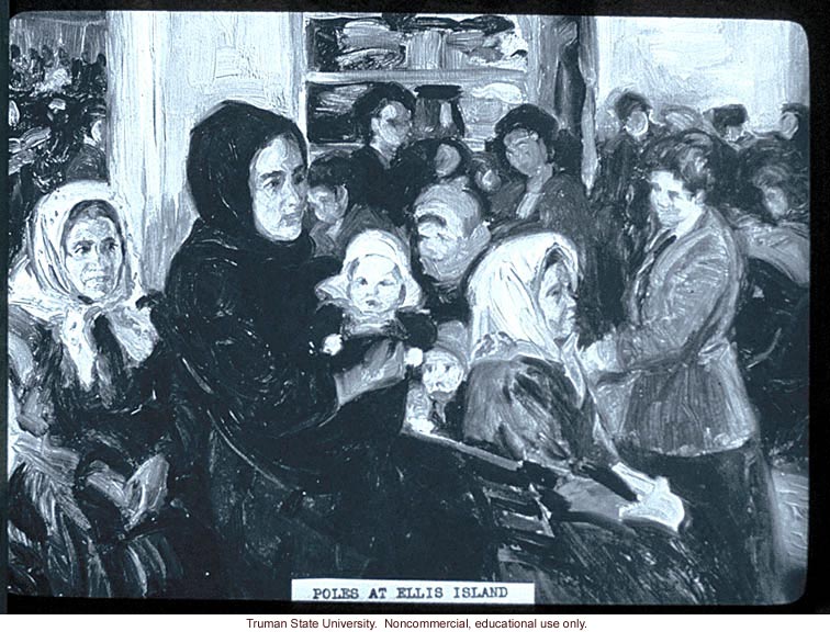 &quote;Poles at Ellis Island&quote;